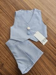 ZARA Şort Yelek Takım